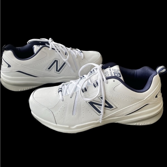 “NEW BALANCE 608”, NWOT, Men’s Sz12, White/Blue Sneakers - Picture 2 of 8